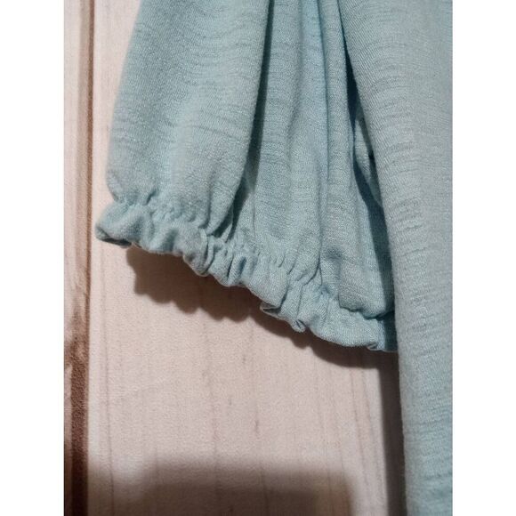 Lauren Conrad Shirt Ladies Extra Large Blue‎ Short Sleeve - Picture 4 of 7